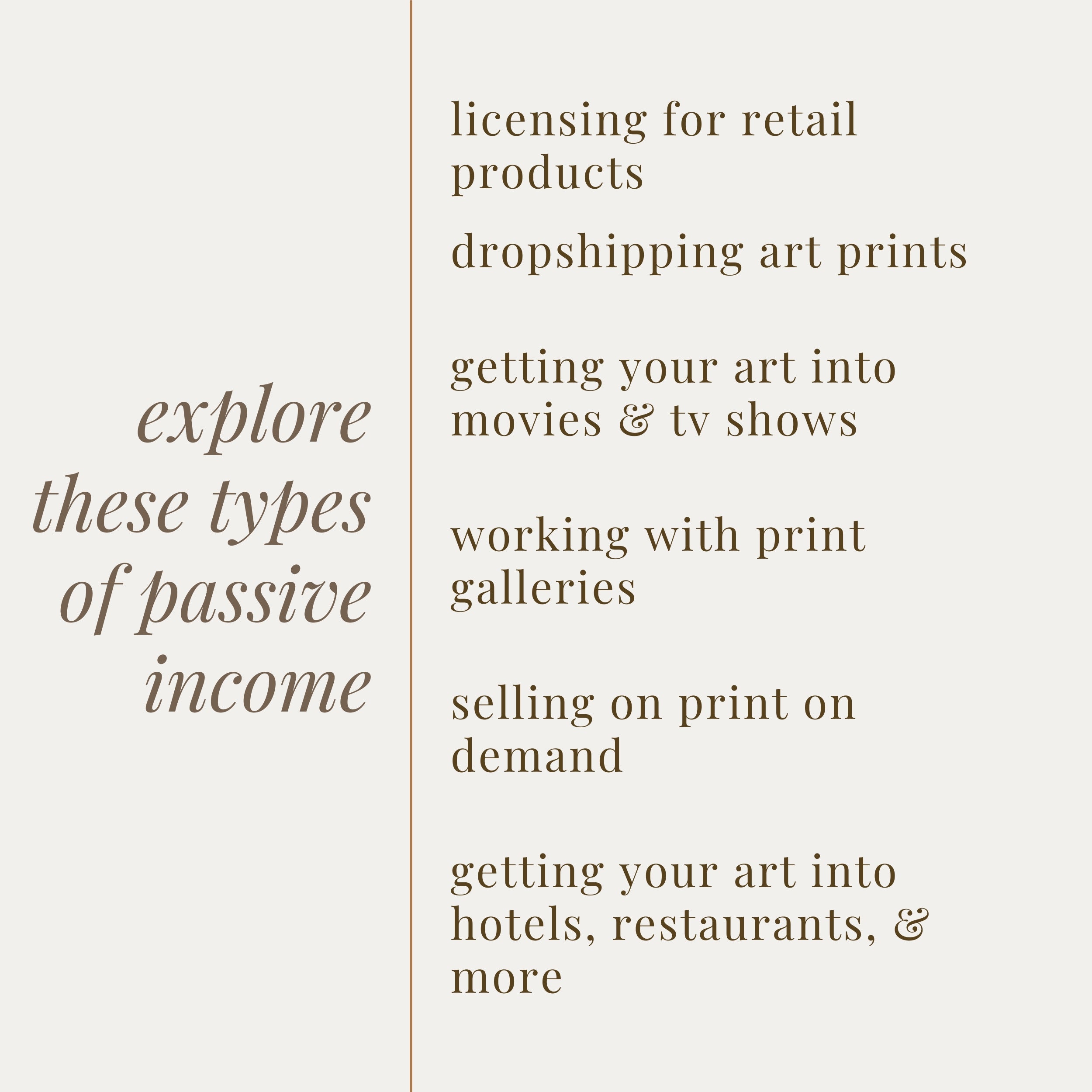 Passive Revenue Streams for Artists